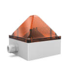 Aet - Feu à LED industriel multimodes 12/24/48Vcc optique Orange