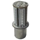 Aet - Ampoule BA15d LED fixe pour BR50 24 Vcc/Vca Rouge