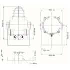 Aet - Feu flash ATEX compact 15J 444cd 230Vca 170mA Vert IP66 IP67