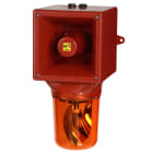 Aet - Combiné Feu tournant/124dB OPTASON® 10-15 Vcc - Jaune - 64 sons