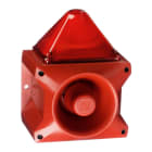 Aet - Combine sirene 117 dB feu flash 15J 230Vca optique Orange IP66
