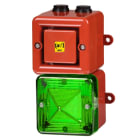 Aet - Combiné LED 110 dB TONAFLASH® 48-60 Vcc - Vert - 64 sons