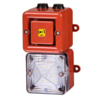 Aet - Combiné LED 110 dB TONAFLASH® 48-260 Vca - Transparent - 64 sons