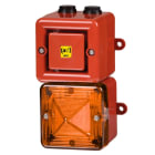 Aet - Combiné LED 110 dB TONAFLASH® 48-260 Vca - Orange - 64 sons