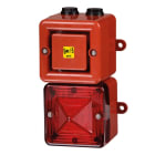 Aet - Combiné xénon 5J/110 dB TONAFLASH® 42-52 Vcc - Rouge - 64 sons