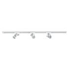 Aric - YEO - Rail 1 all. + 3 spots GU10, blanc, a/lpes LED 6W 3000K 500lm incl
