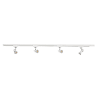 Aric - COMETE - Rail 1 all.029 + 4 spots GU10 blanc, a/lpes LED 4,2W 3000K 500lm incl