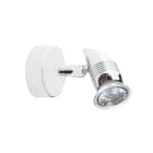 Aric - COMETE 01 - Spot sur patère GU10, blanc, a/lpe LED 4,2W 3000K 500lm incl