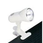 Aric - MANTA 63 - Spot à pince E27 60W max, orientable, blanc, Lpe non incl.