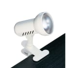 Aric - REMORA - Spot a pince E27 100W max, orientable, blanc, lampe non incl.