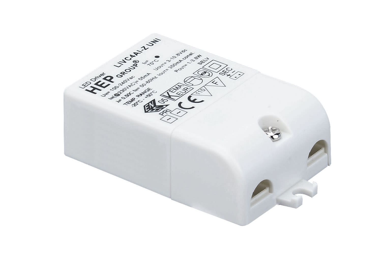 Aric - Alimentation LED CC 350mA - 1-3,8W
