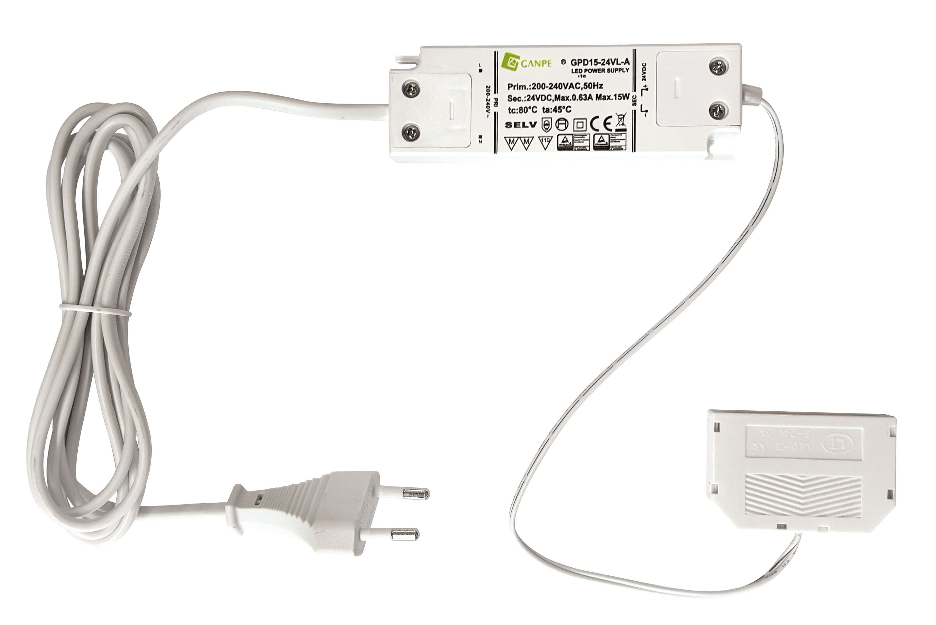 Aric - Alimentation LED 24V DC - 15W pour MEUBLED 2