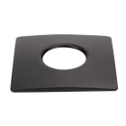 Aric - Collerette aimantée carrée pour EF6, couleur : noir
