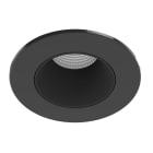 Aric - Collerette métal pour encastré EF8, ronde, couleur : noir