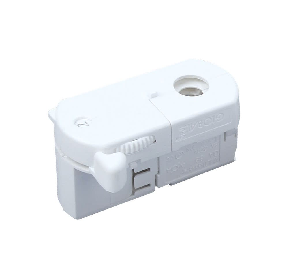 Aric - Adaptateur GB69 pour rail 3 all. 023, blanc