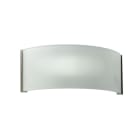 Aric - TAIS - Applique murale acier et verre satiné, R7s, Lpe non fournie