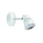 Aric - DIAM 01 - Spot sur patère GU10, blanc, a/lpe LED 4,2W 3000K 500lm incl