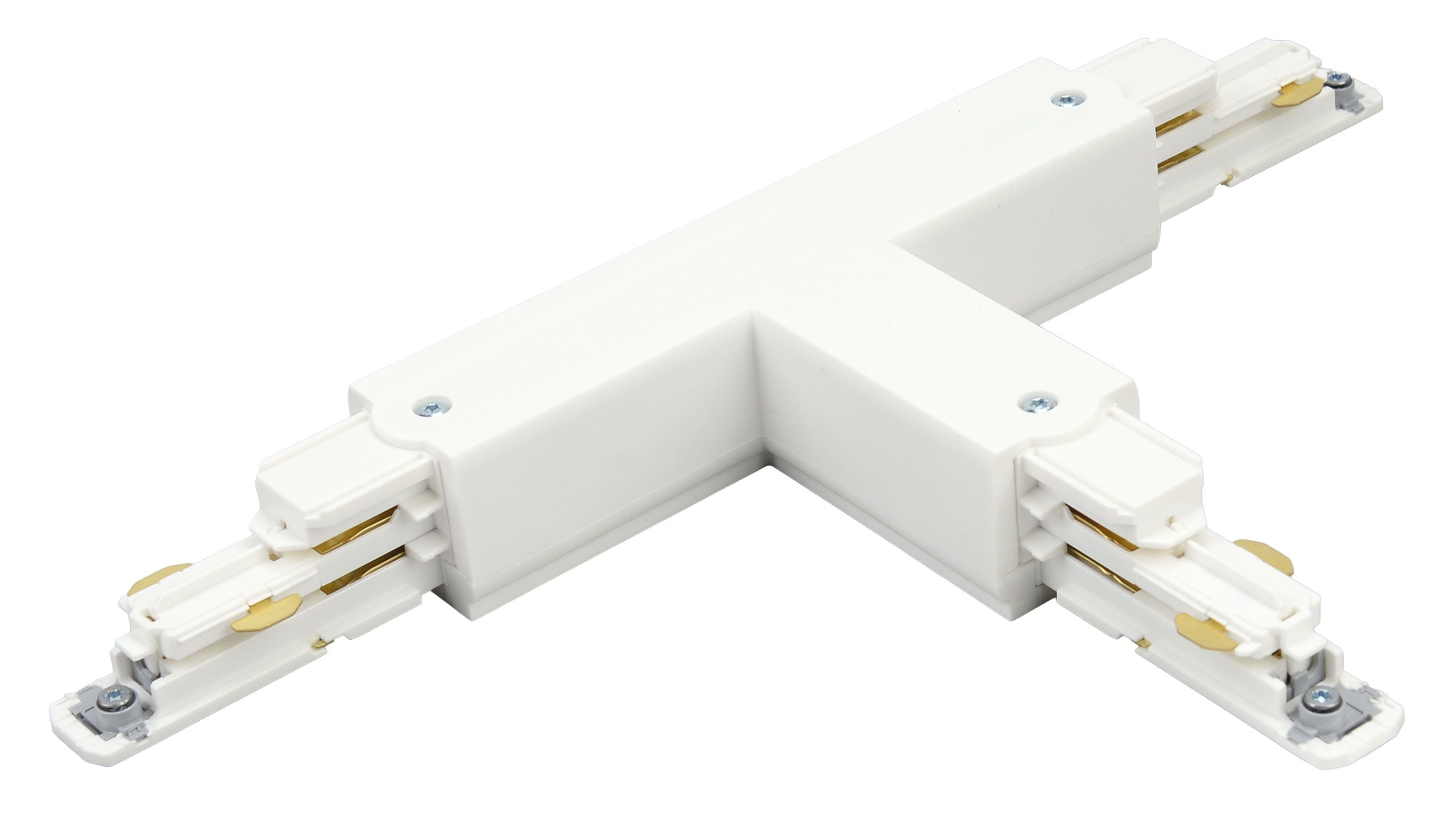 Aric - Connecteur en T pour rail DALI 023 - Terre interne - Droite - blanc