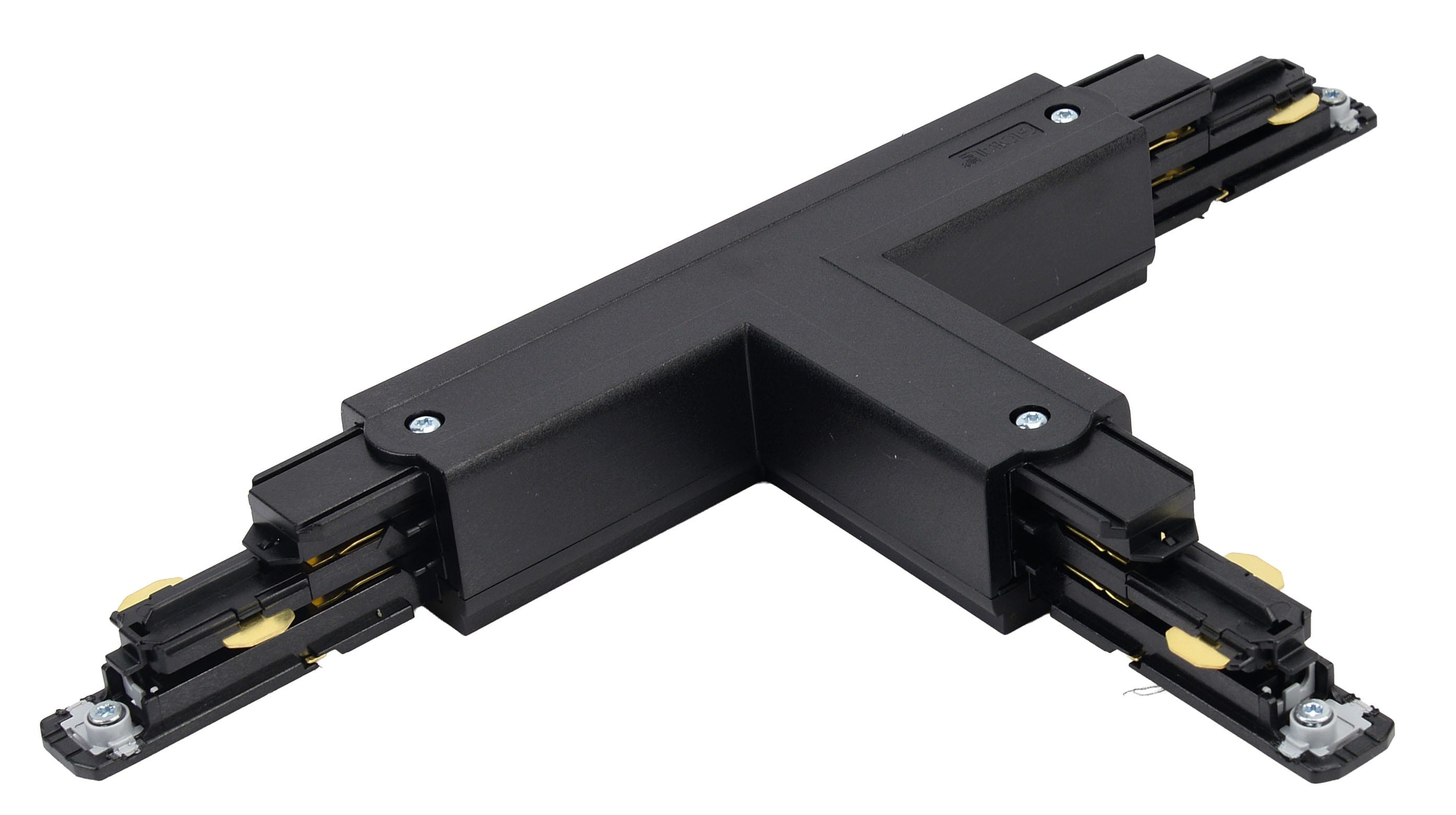Aric - Connecteur en T pour rail DALI 023 - Terre interne - Droite - noir