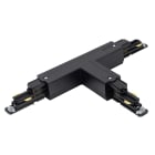 Aric - Connecteur en T pour rail DALI 023 - Terre interne - Gauche - noir