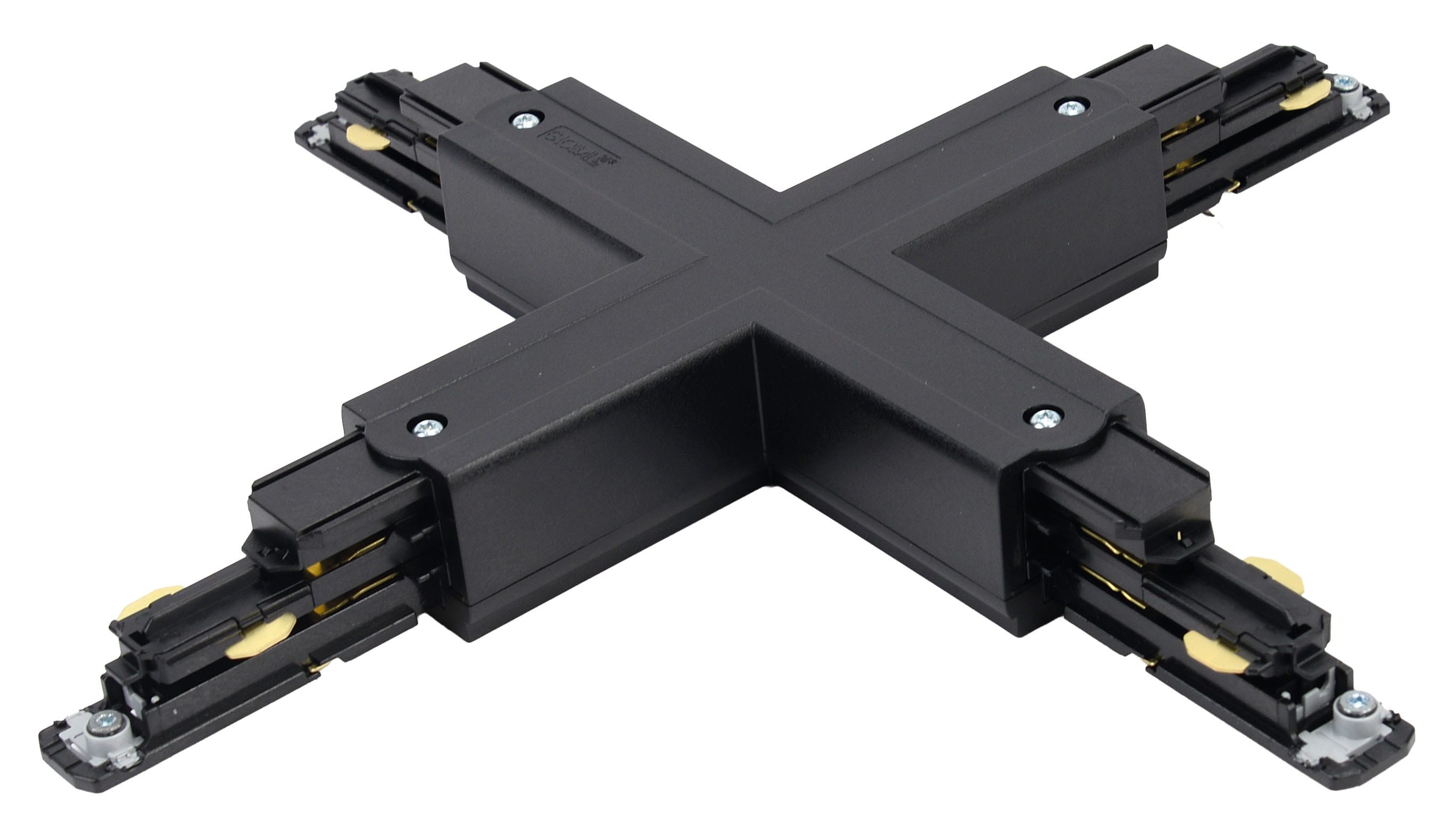 Aric - Connecteur en croix pour rail DALI 023 - noir