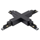 Aric - Connecteur en croix pour rail DALI 023 - noir