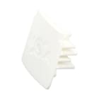 Aric - Embout de fermeture pour rail DALI 023 - blanc