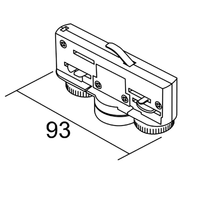 Aric - Adaptateur pour rail 3 allumages
