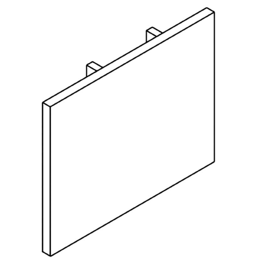 Aric - Embout de fermeture pour rail 3 allumages