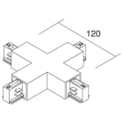 Aric - CONNECTEUR CROIX 023 - BLANC