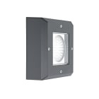 Aric - LUXMUR 3 - Applique Mur Ext. GX53 IP66 IK07, carré, graphite, Lpe non incl.