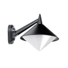 Aric - SIRIO - Applique Mur Ext. IP43 IK08, noir, E27 75W max., Lpe non incl.