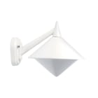 Aric - SIRIO - Applique Mur Ext. IP43 IK08, blanc, E27 75W max., Lpe non incl.