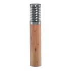 Aric - KADO - Borne Ext. IP65 IK07, bois, E27 100W max., Lpe non incl., haut. 75cm