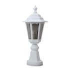 Aric - NIZA - Borne Ext. IP43 IK02, blanc, E27 60W max., Lpe non incl., haut.45cm