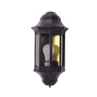 Aric - MURA - Applique Mur Ext. IP44 IK08, noir, E27 77W max., Lpe non incl.