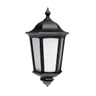 Aric - LIZIO/S - Appl. Mur Ext. IP44 IK08, noir, E27 100W max., lpe non incl, a/sensor