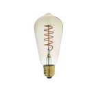 Aric - Lpe déco standard E27 LED 4W 2200K 150lm, Cl. Enrg = G, 25000H, dimmable, ambrée