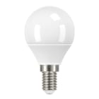 Aric - Lpe sphérique G45 E14 LED SMD 4,9W 4000K 470lm, Cl.énerg.F, 15000H, opale