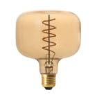 Aric - Lpe déco OVALE E27 LED 3,5W 2200K 190lm, Cl. Enrg = G, 25000H, dimmable, ambrée