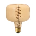Aric - Lpe déco OVALE E27 LED 3,5W 2200K 190lm, Cl. Enrg = G, 25000H, dimmable, ambrée