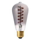 Aric - Lpe déco Edison E27 LED 4,1W 1700K 45lm, 25000H, dimmable, fumée