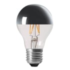 Aric - Lpe déco Calotte argentée A60 E27 LED 4,1W 2500K 320lm, 25000H, dimmable