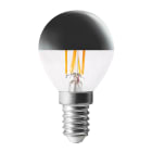 Aric - Lpe déco Calotte argentée P45 E14 LED 4,1W 2500K 280lm, 25000H, dimmable