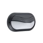 Aric - OVO 270TP - Hublot Ext. IP65 IK10, ovale, noir, E27 40W max., lpe non incl.