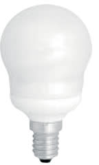 Aric - Lampe spherique fluorescente D50 E14