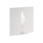 Aric - FLAMME - Applique Mur plâtre, carré, blanc, LED intég. 3X1,2W 6300K 220lm