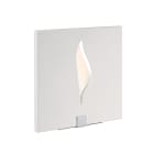 Aric - FLAMME - Applique Mur plâtre, carré, blanc, LED intég. 3X1,2W 3000K 220lm