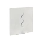 Aric - VIAX - Applique Mur plâtre, carré, blanc, LED intég. 3X1,2W 6300K 220lm