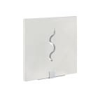 Aric - VIAX - Applique Mur plâtre, carré, blanc, LED intég. 3X1,2W 3000K 220lm